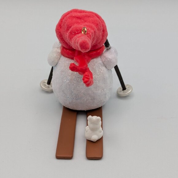 Hallmark Keepsake Snowman on the Slopes 2017 Christmas Tree Ornament - Picture 4 of 10